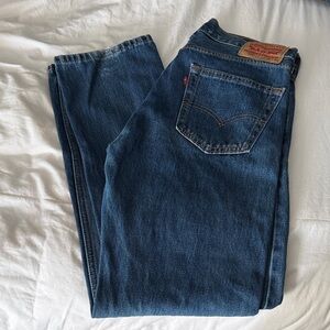 Levi's Men's Dark Blue Straight Jeans